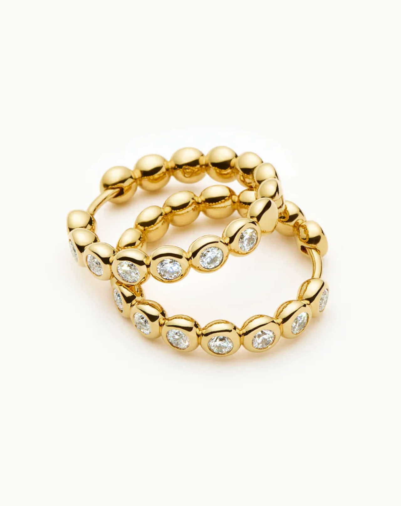 Øredobber | Tennis Medium Hoop Earrings